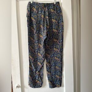 J Crew Silk Jungle Print Pants